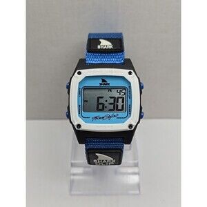 Freestyle Shark Clip Deep Blue Sea White Digital Surf Watch New Battery 100M